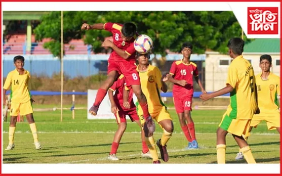 ছাব-জুনিয়ৰ ৰাষ্ট্ৰীয় ফুটবল প্ৰতিযোগিতাত জয়ৰ হেটট্ৰিকেৰে গ্ৰুপৰ শীৰ্ষত অসম